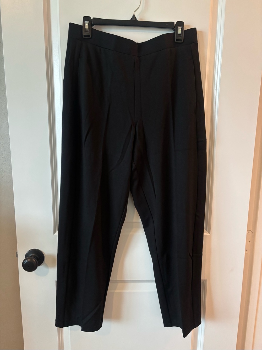 Stacy London Black Pull On Dress Pants Trousers Women’s Medium NWT